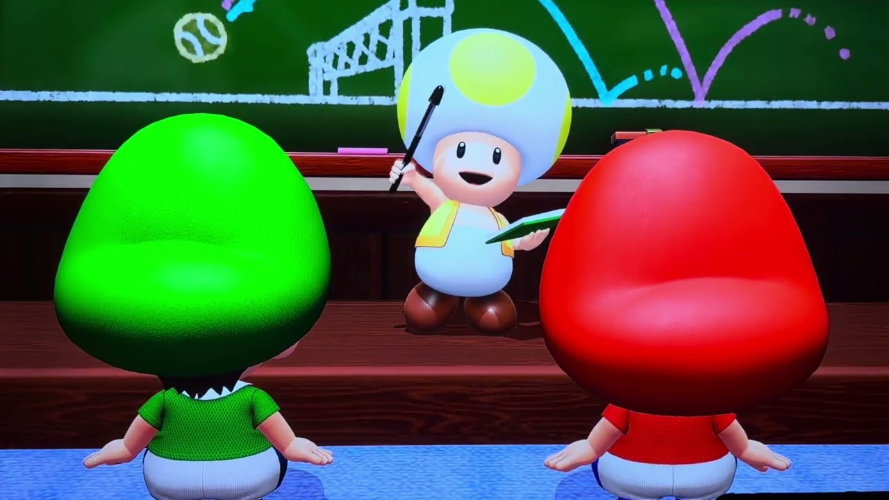 Mario Tennis Fever: Adventure Mode (Part 2 Walkthrough) Taking A Quiz Challenge 