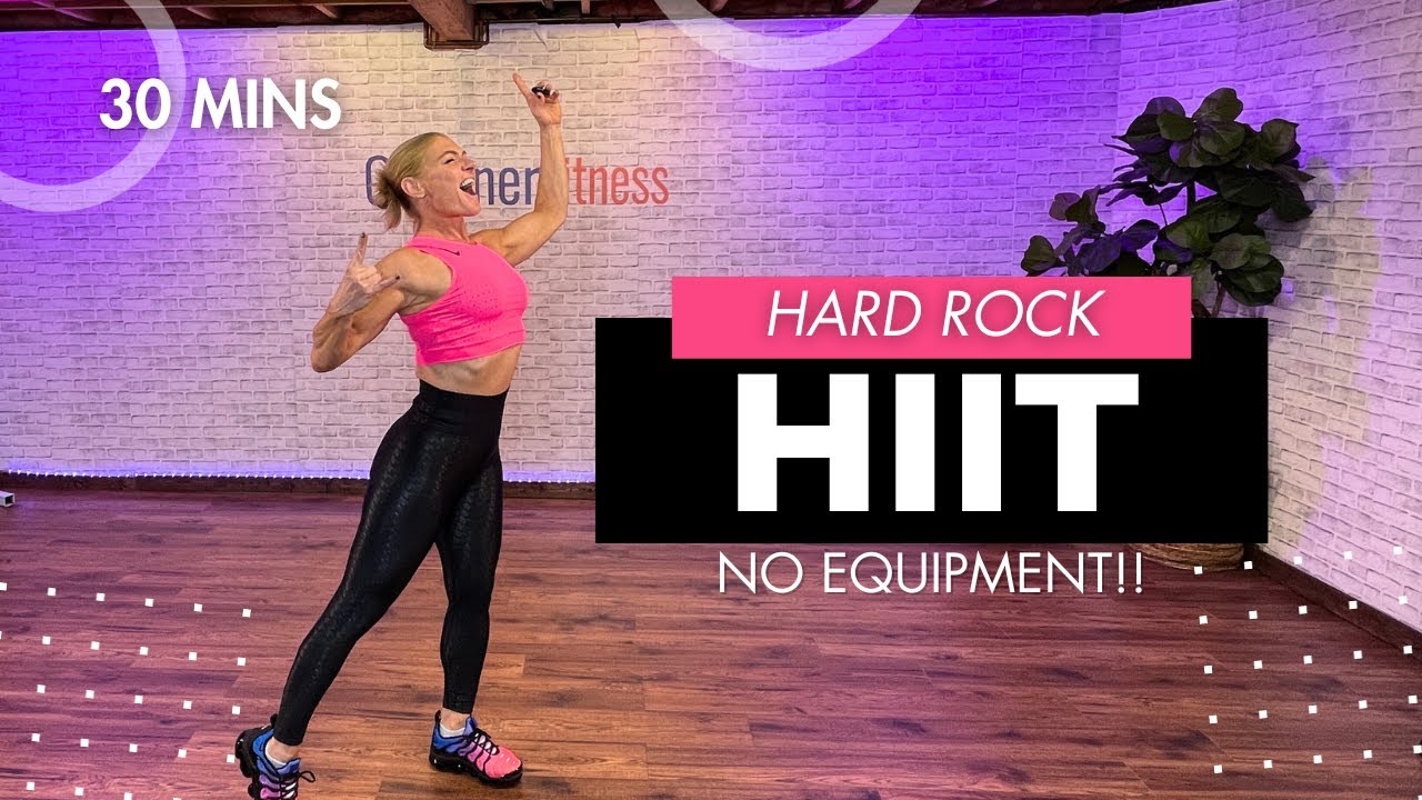 30 Min 🔥 HARD ROCK HIIT WORKOUT 🔥 No Equipment Calorie Torcher