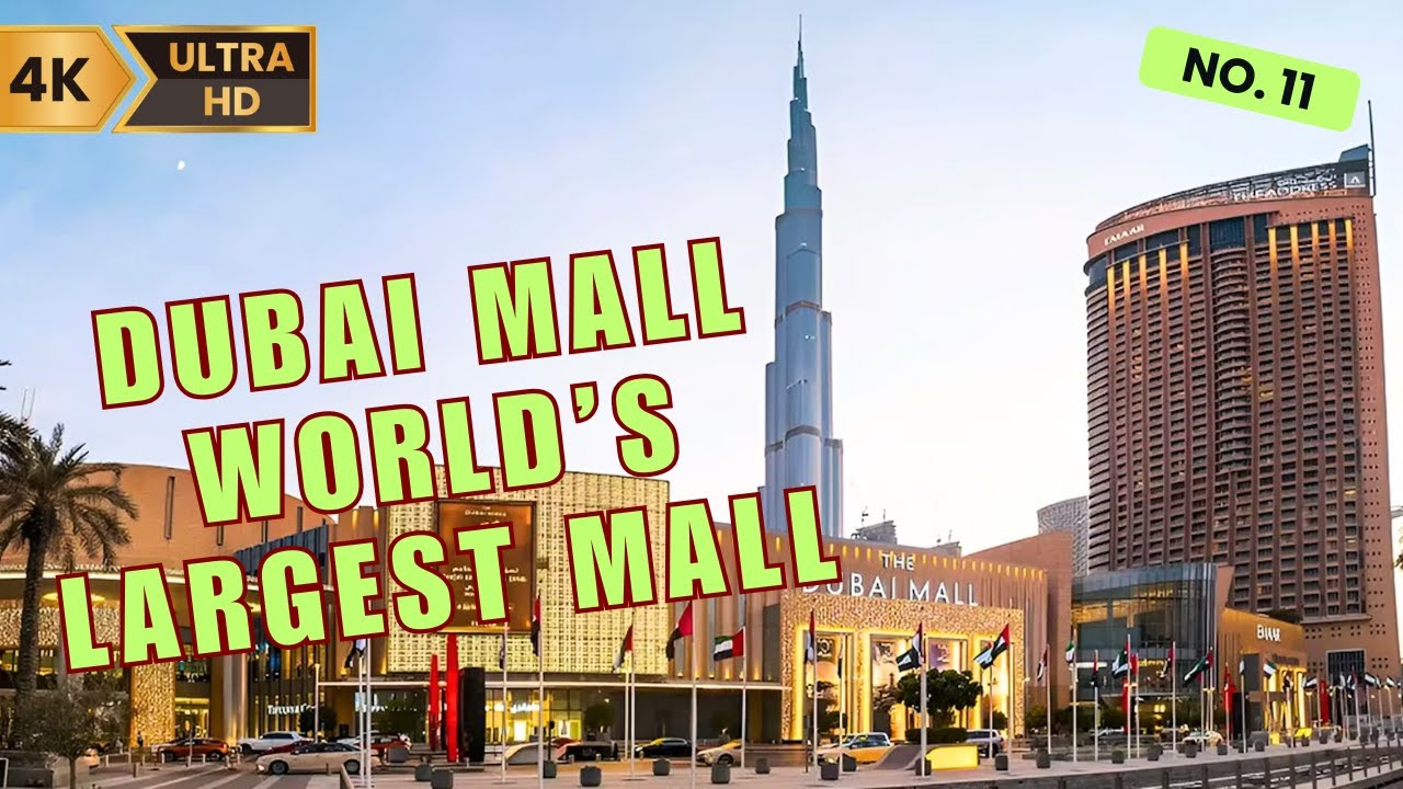 Dubai Mall Walking Tour [4K] | World's Largest Luxury Shopping & Entertainment Destination