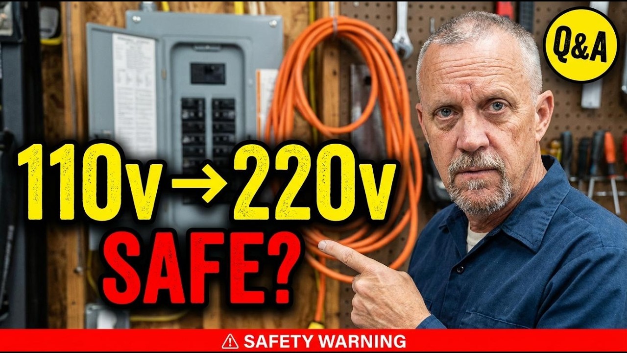How to Get 220v From 110v Questions Answered and SAFETY CONCERNS