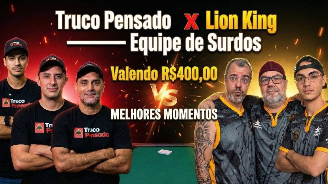 Truco Pensado x Lion King | VALENDO 400,00 | MELHORES MOMENTOS