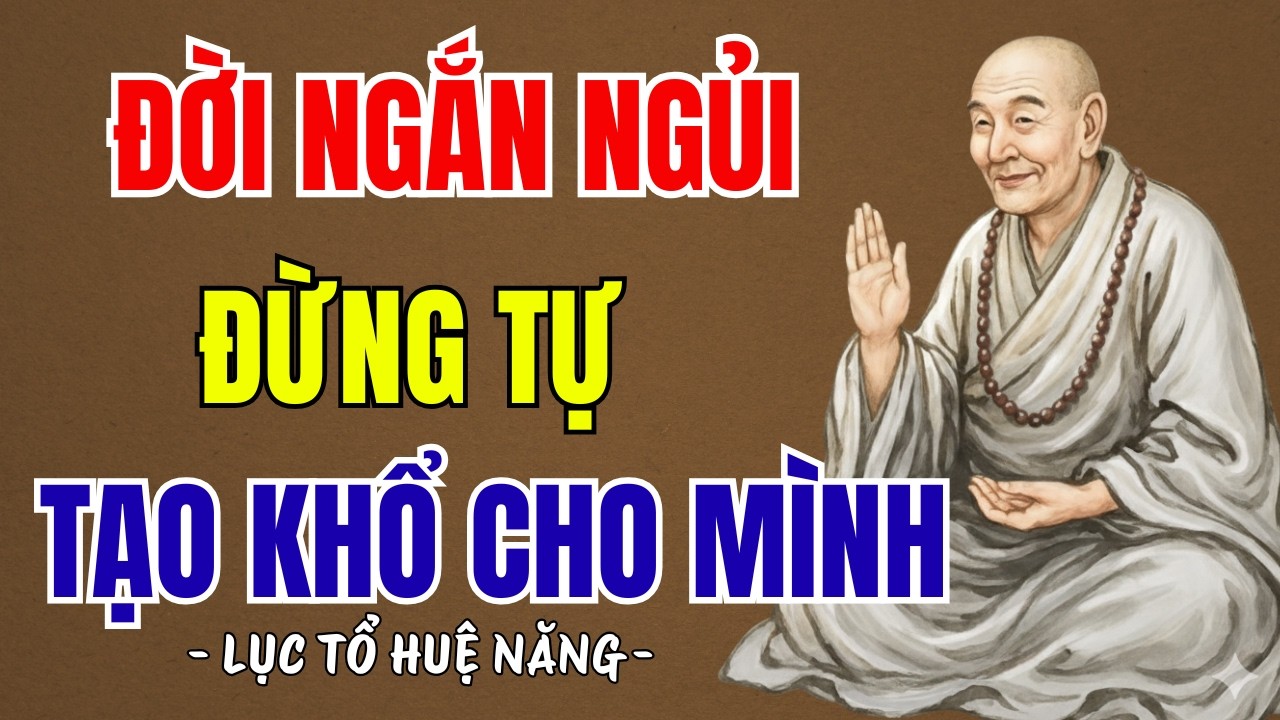 LỤC TỔ HUỆ NĂNG : Đời người ngắn ngủi đừng tự tạo khổ cho mình, tập sống nhẹ nhàng để đời an vui ?
