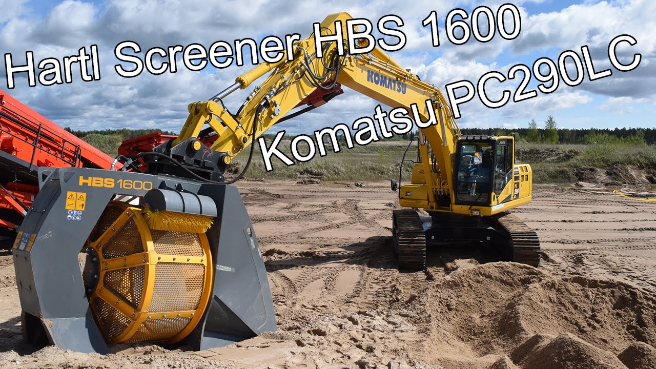 Komatsu PC290LC & Hartl Screener HBS 1600 (1080p)