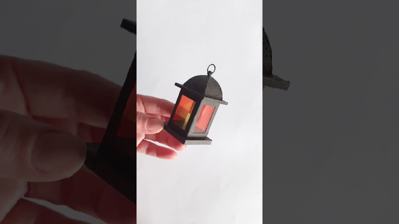 A traditional oriental fanous (Lantern) , #فانوس_رمضان #فانوس#lantern#fanoud #cardboardhouse