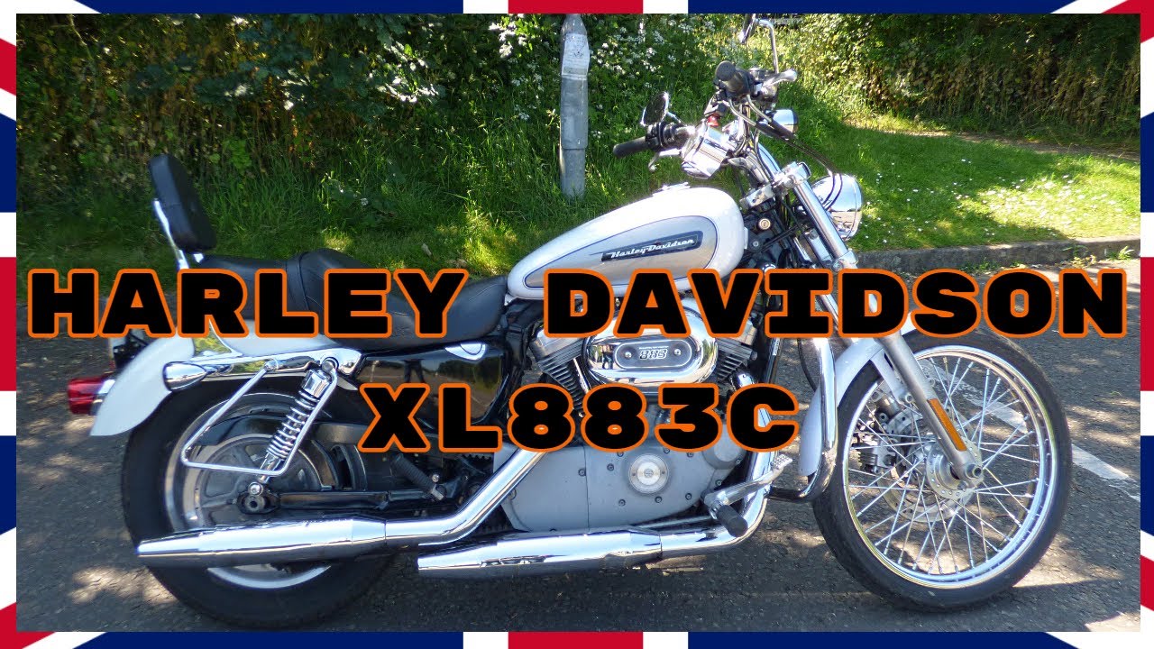 Harley Davidson XL883C - First Ride