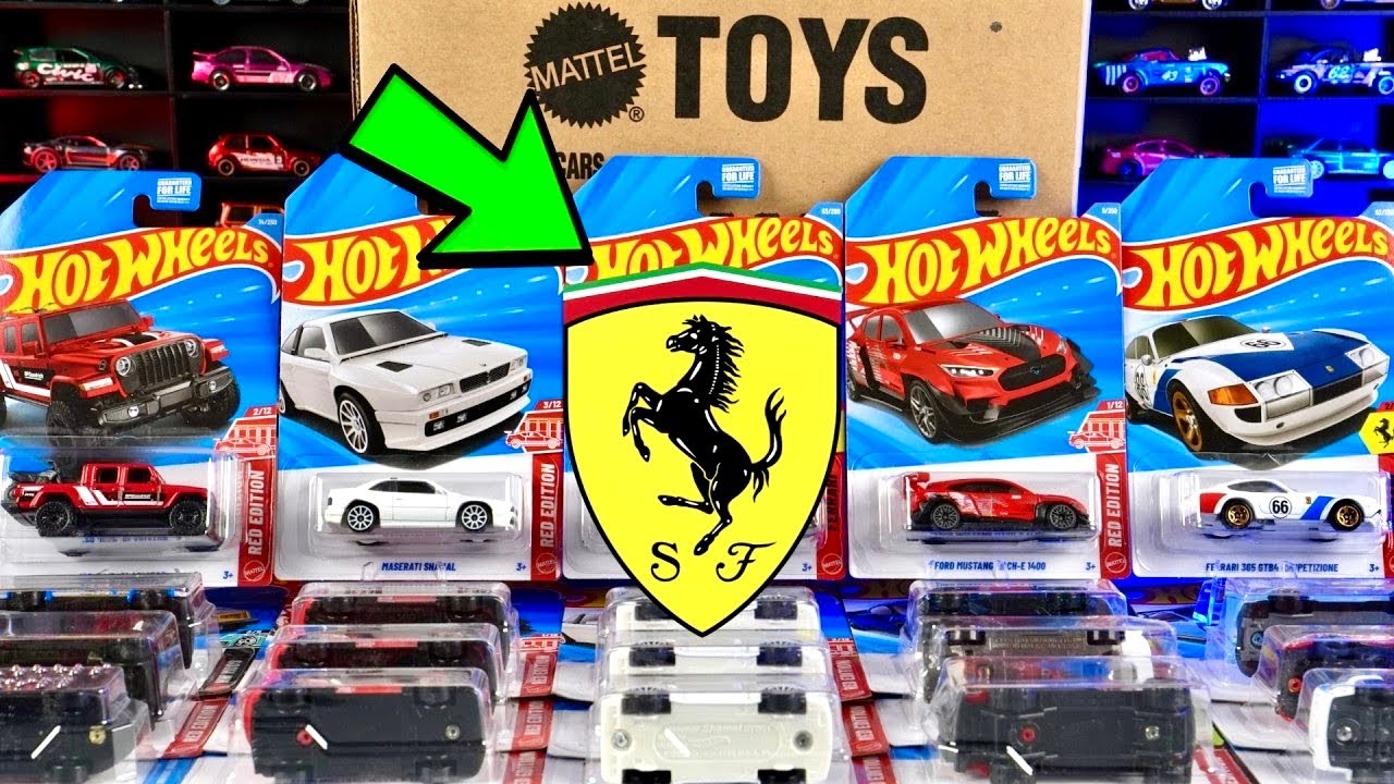 Распаковка эксклюзивного набора Hot Wheels 2026 года в красном исполнении, продающегося в Target!!!