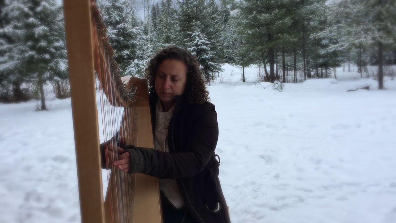 Snow (Loreena McKennitt cover) Harp, Irish Whistle and voice