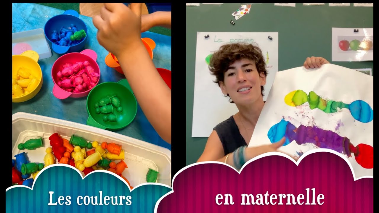 Enseigner les couleurs en maternelle.