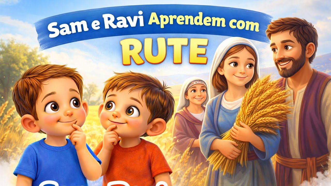Rute  e Noemi - História bíblica para crianças com Sam e Ravi 