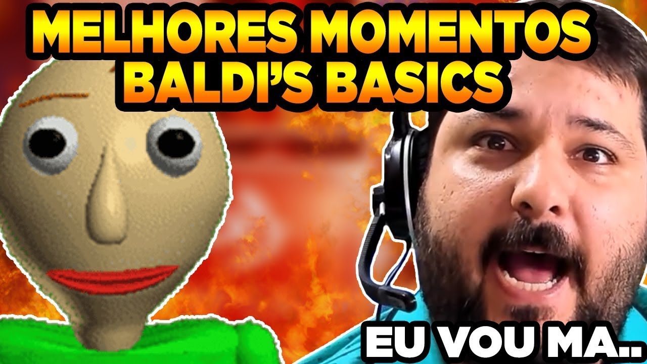 M@M@ND0 de TANTA RAIVA! 🤬 - MELHORES MOMENTOS do CORE em BALDI'S BASICS!!!