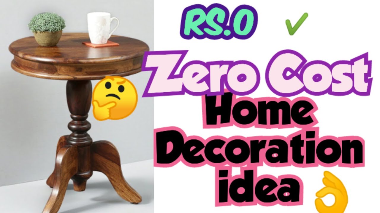 Zero Cost DIY | POP Craft | Home Decor Idea for No Cost|
