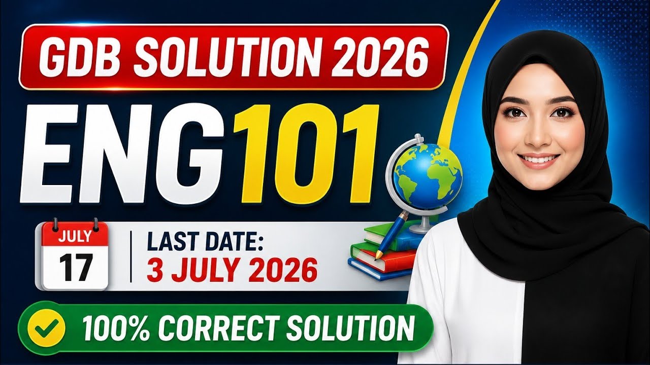 ENG101 GDB Solution Spring 2026 | ENG101 Graded Discussion Board
