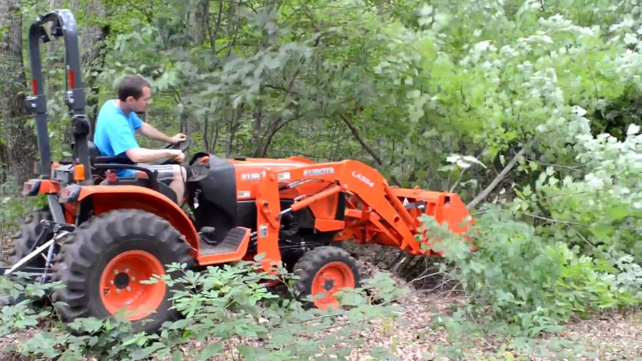 Doing rough work with Kubota B2650