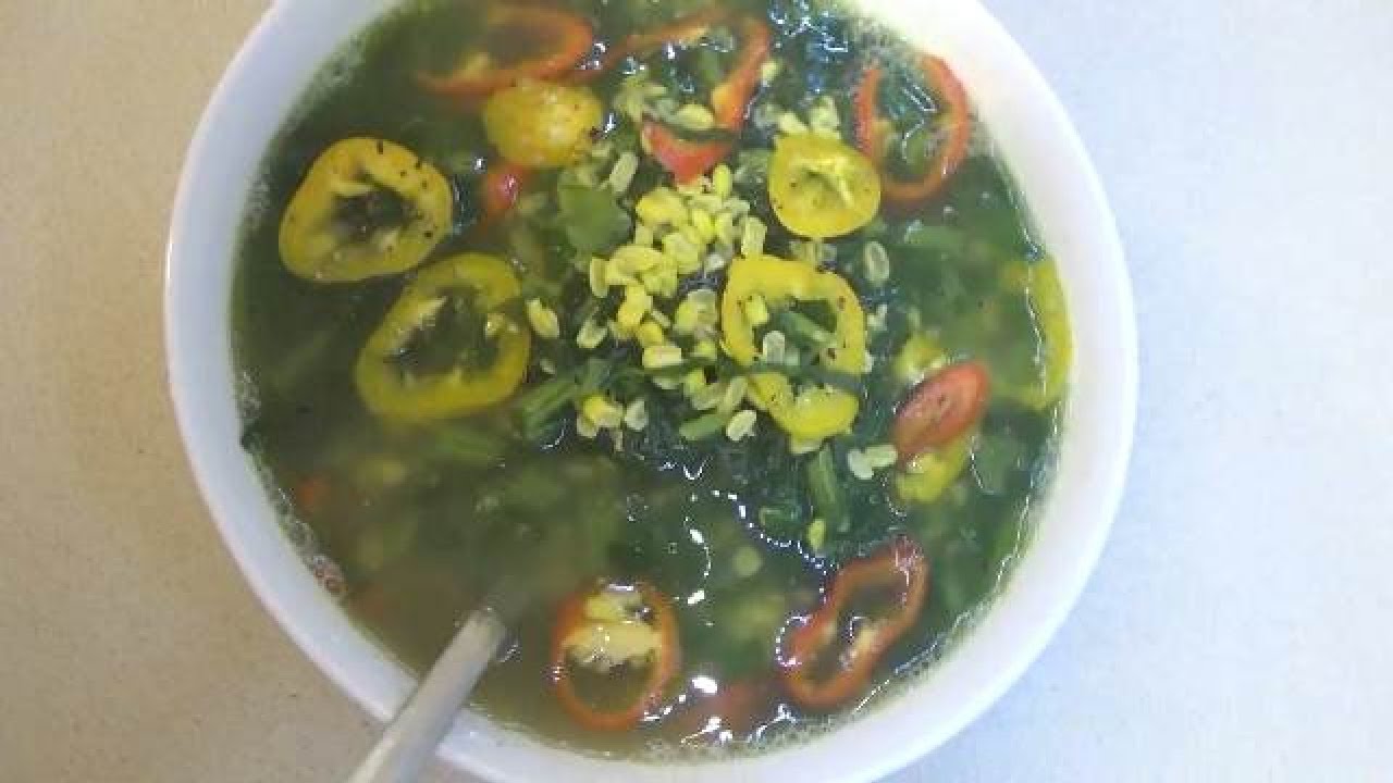 How to Cook Delicious  Corn & Turnip Green Soup!