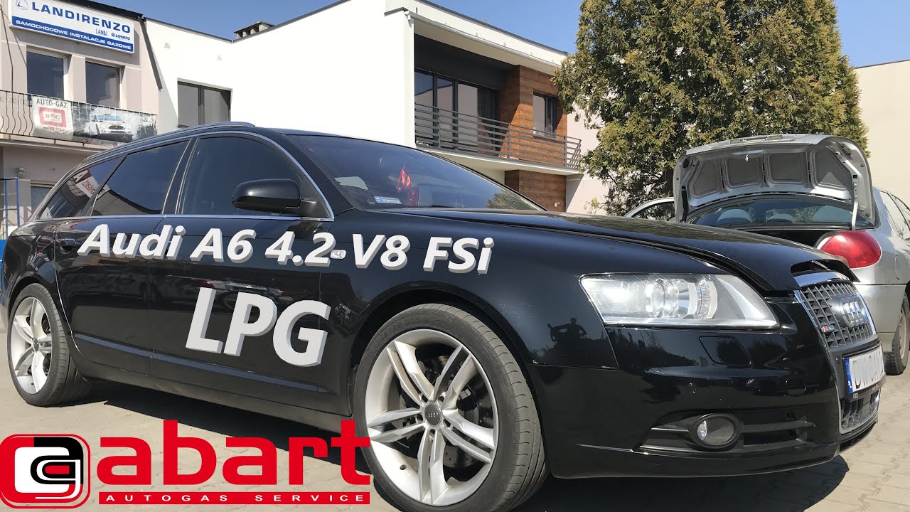 Mocne kombi w gazie - Audi A6 C6 Avant 4.2 V8 FSi z instalacją gazową Stag 400 dpi z Abart Wrocław