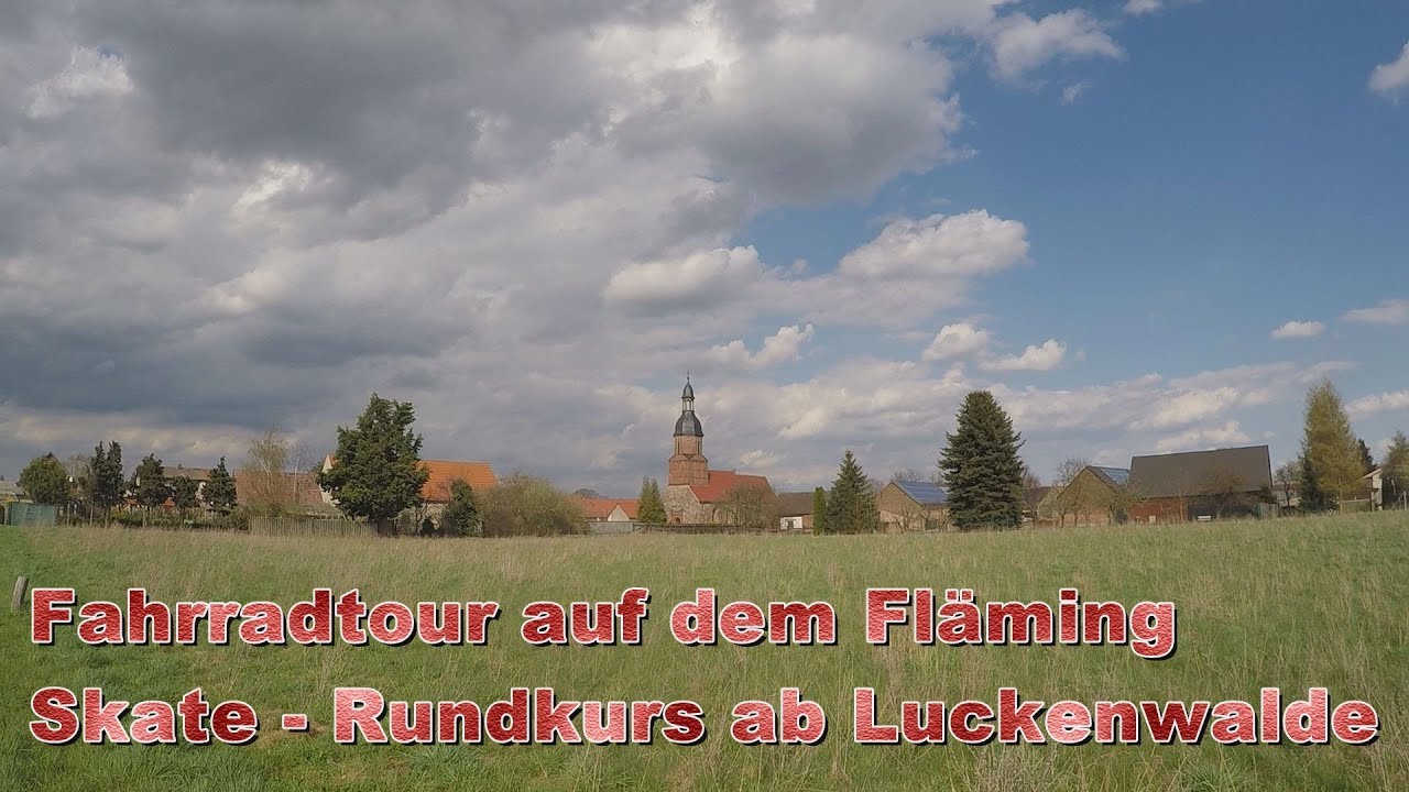 Fahrradtour auf dem Fläming Skate - Rundkurs ab Luckenwalde