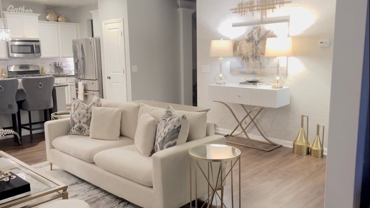 LIVING ROOM DECORATING IDEAS|LUXURY ON A BUDGET 2022