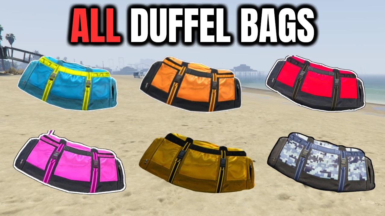 *NEW&SOLO* HOW TO GET EVERY DUFFEL BAG IN GTA 5 ONLINE! (AFTER PATCH 1.72)