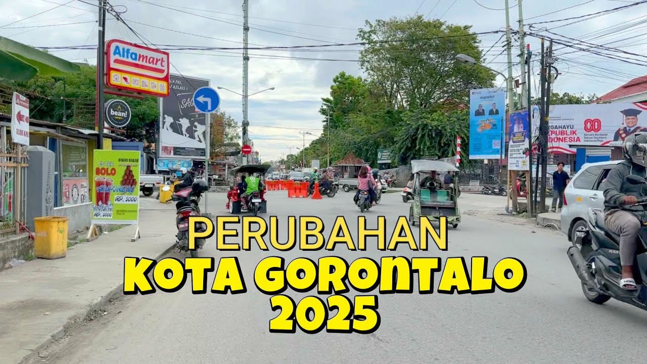 Situasi Terkini Jalan Panjaitan Jadi Satu Arah Kota Gorontalo 2025