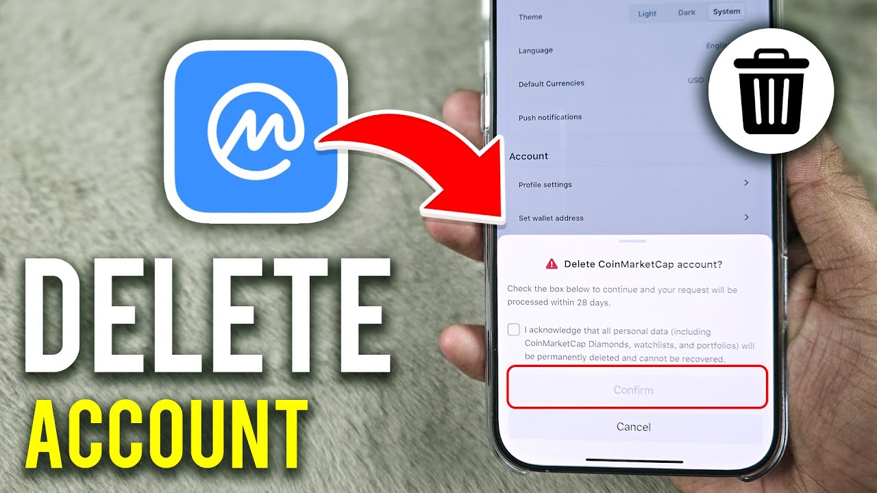 How to Delete CoinMarketCap Account! 2025