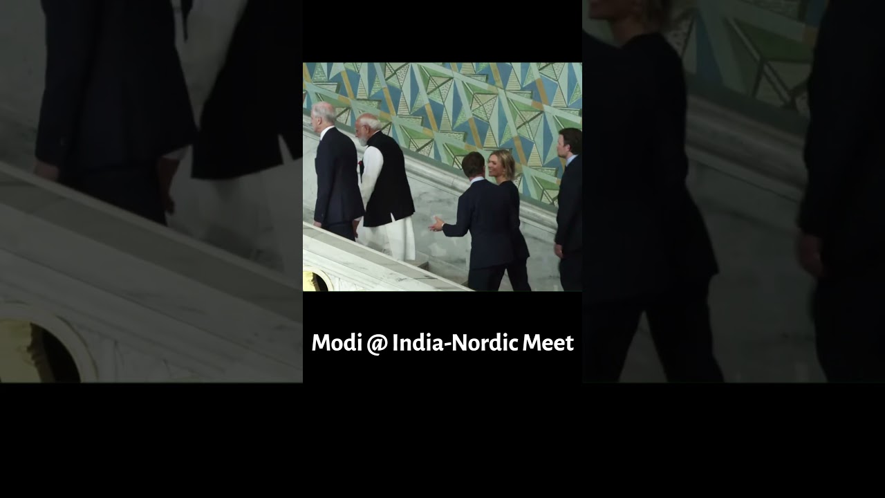 Modi at India-Nordic Meet in Oslo