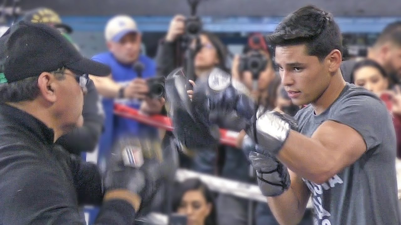 Ryan Garcia (TRAINING CAMP) - FULL MEDIA WORKOUT in Los Angeles | vs. Francisco Fonseca