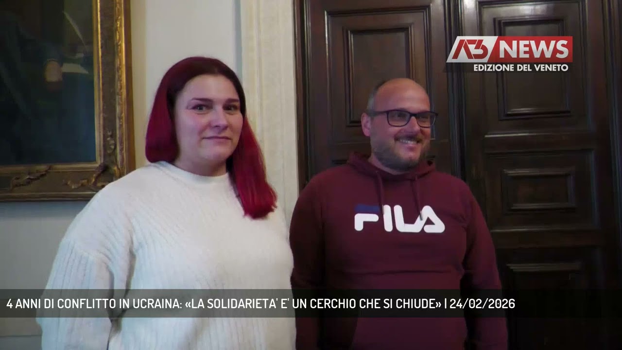 4 ANNI DI CONFLITTO IN UCRAINA: «LA SOLIDARIETA' E' UN CERCHIO CHE SI CHIUDE» | 24/02/2026