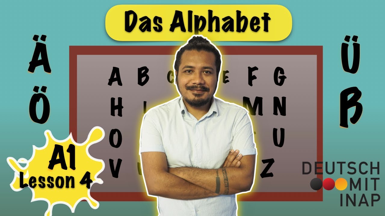 A1- German lesson 4 | German alphabet | Das Alphabet
