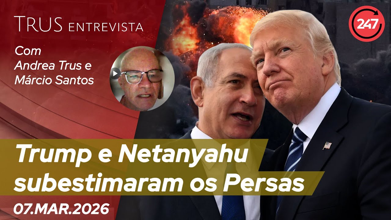 Trus entrevista: Trump e Netanyahu subestimaram os Persas 7.3.26