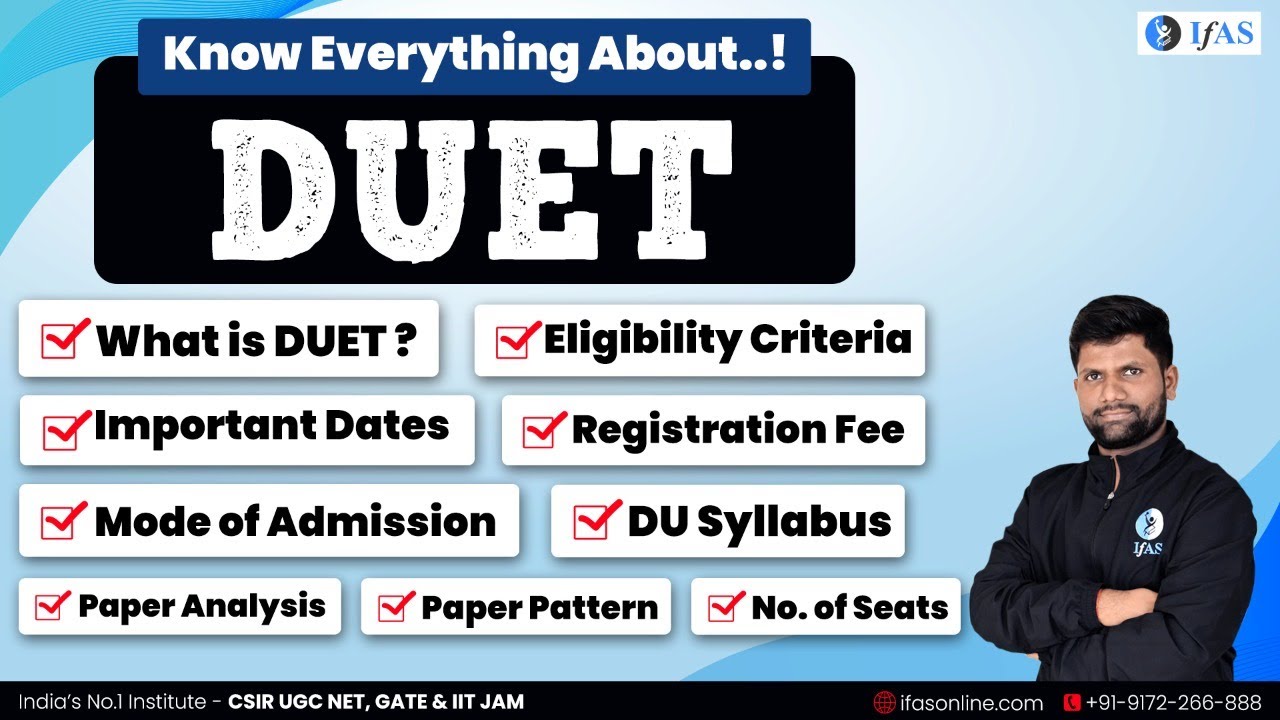 All About DUET Exam: Everything You Need To Know