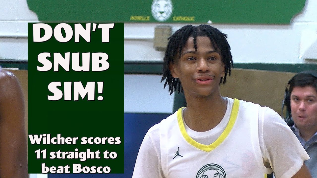 Roselle Catholic 68 Don Bosco Prep 60 | HS Boys Basketball | Simeon Wilcher 11 Straight Points!!