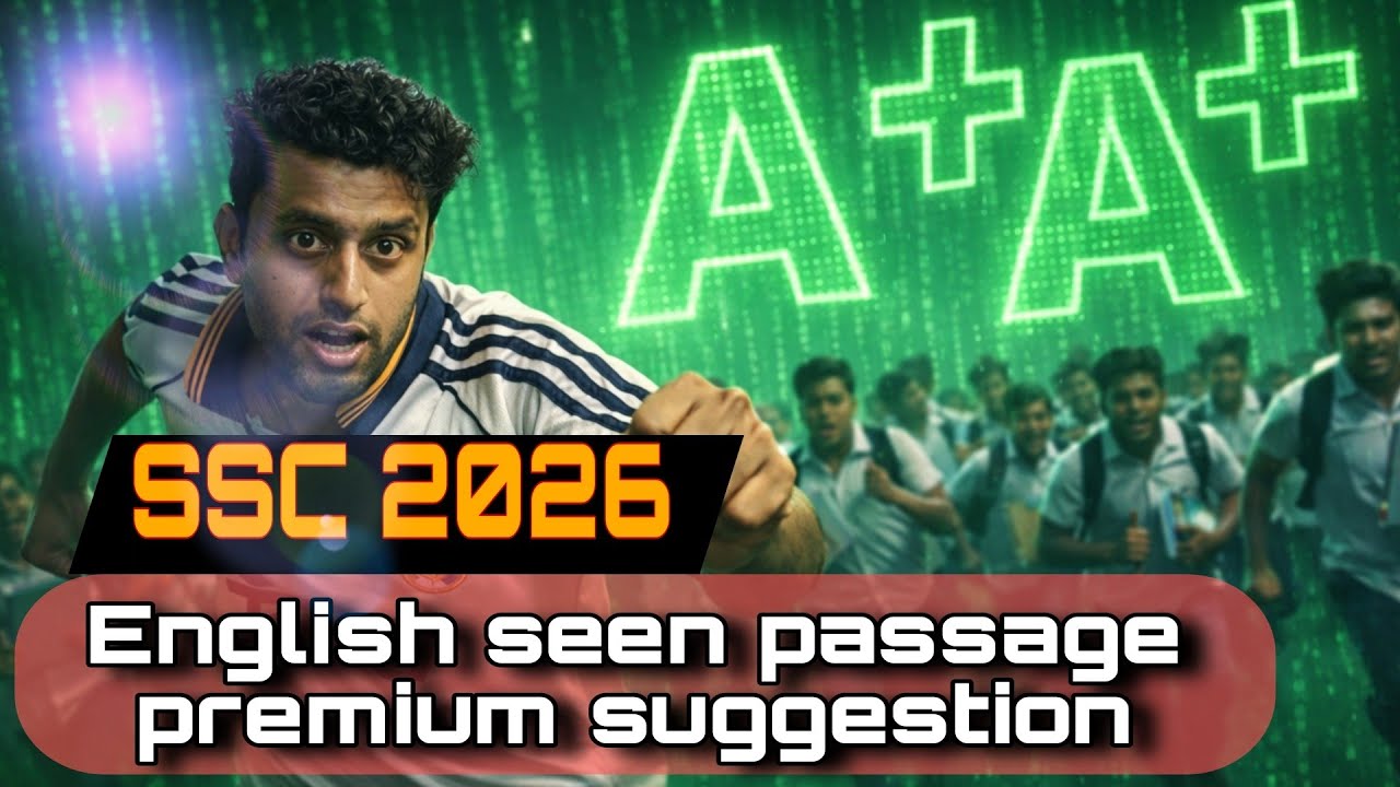 The Final English Suggestion For SSC - 2026 ##  A+ Loading..........