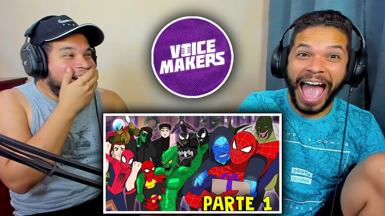 (LIGA A LUZ OTTO, LIGAAA) AMIGO OCULTO DOS HOMENS-ARANHAS - PARTE 1 | Voice Makers