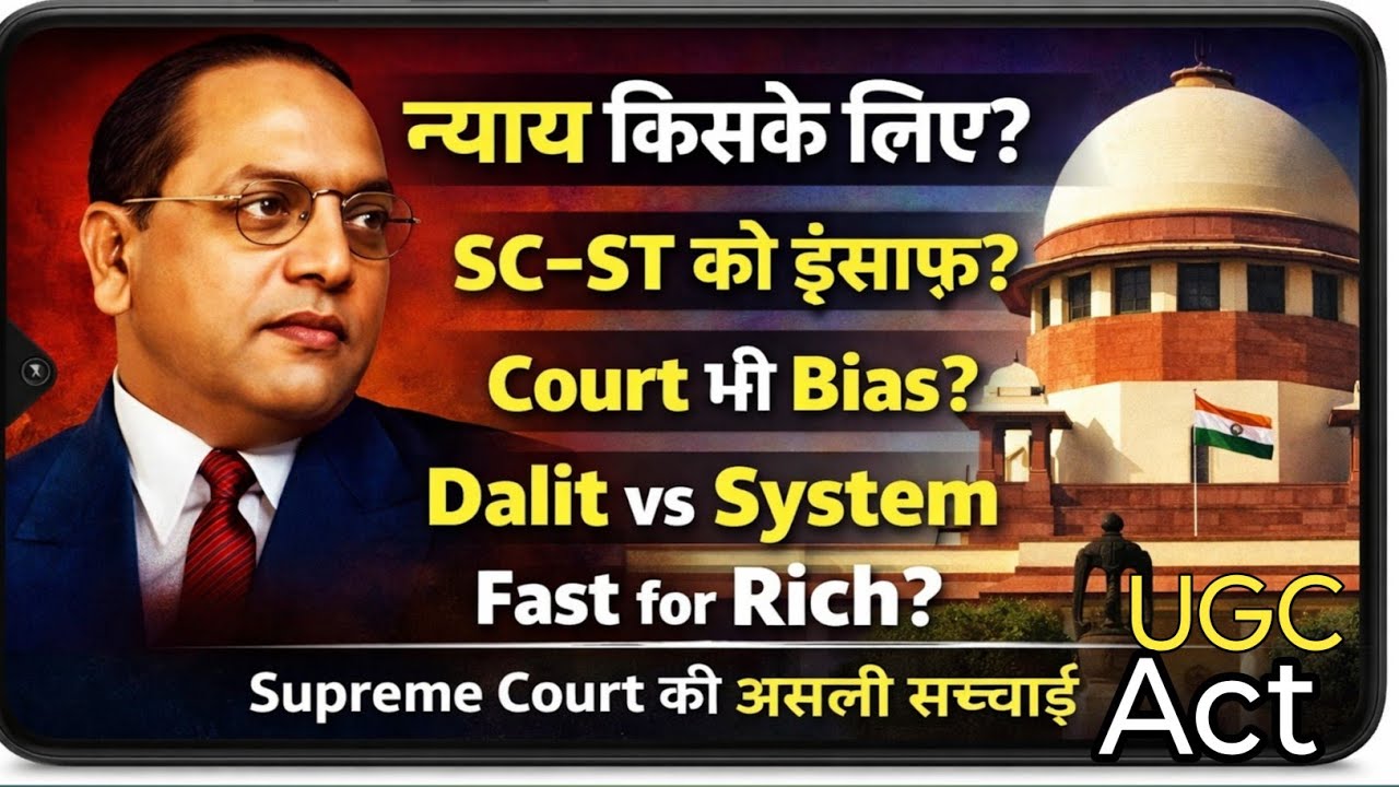 “न्याय सबके लिए बराबर है? | Dalit–OBC vs System | Supreme Court Reality | UGC एक्ट