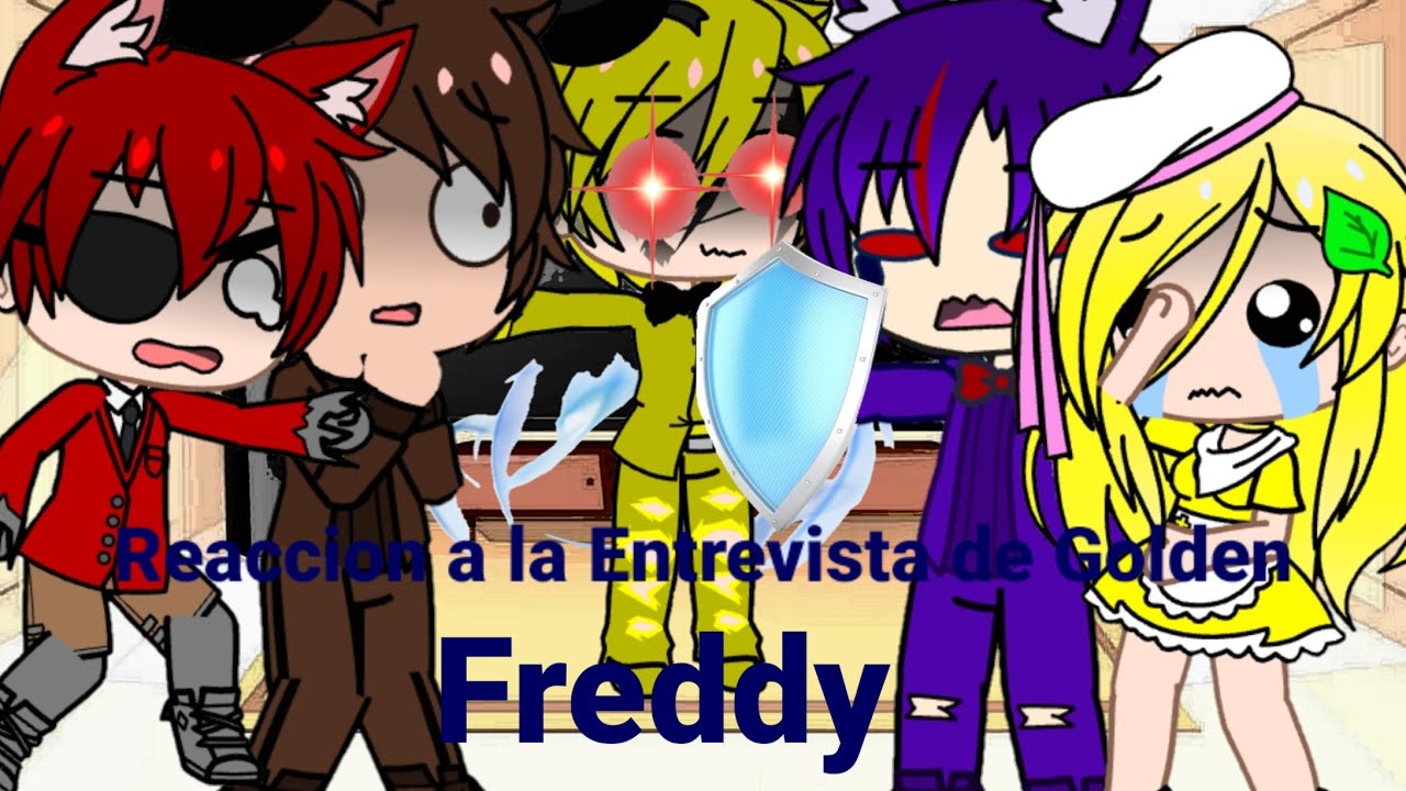 Los Originales + Springtrap reaccionan a la entrevista de Golden Freddy + Parodia||Gacha Club||