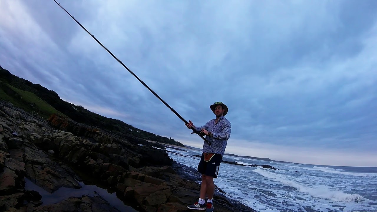Rock and Surf Fishing, Transkei, South Africa.