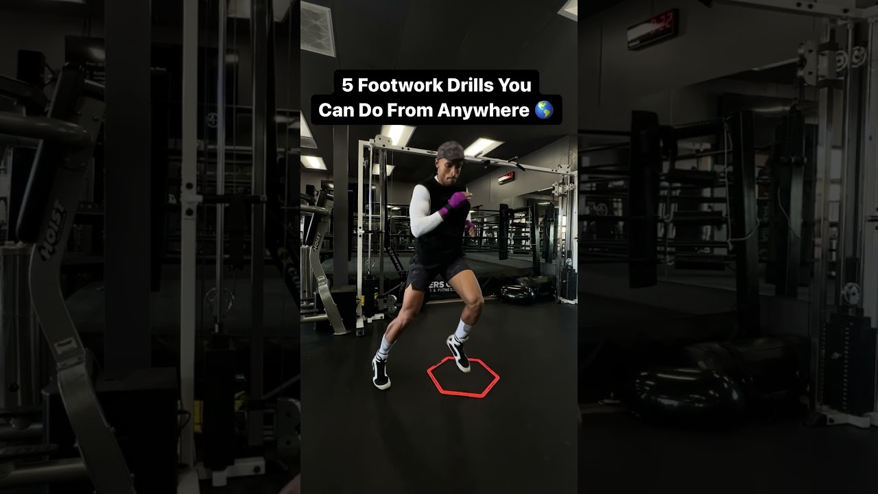 5 foot footwork drills you can perform from anywhere! 💪🏽 
