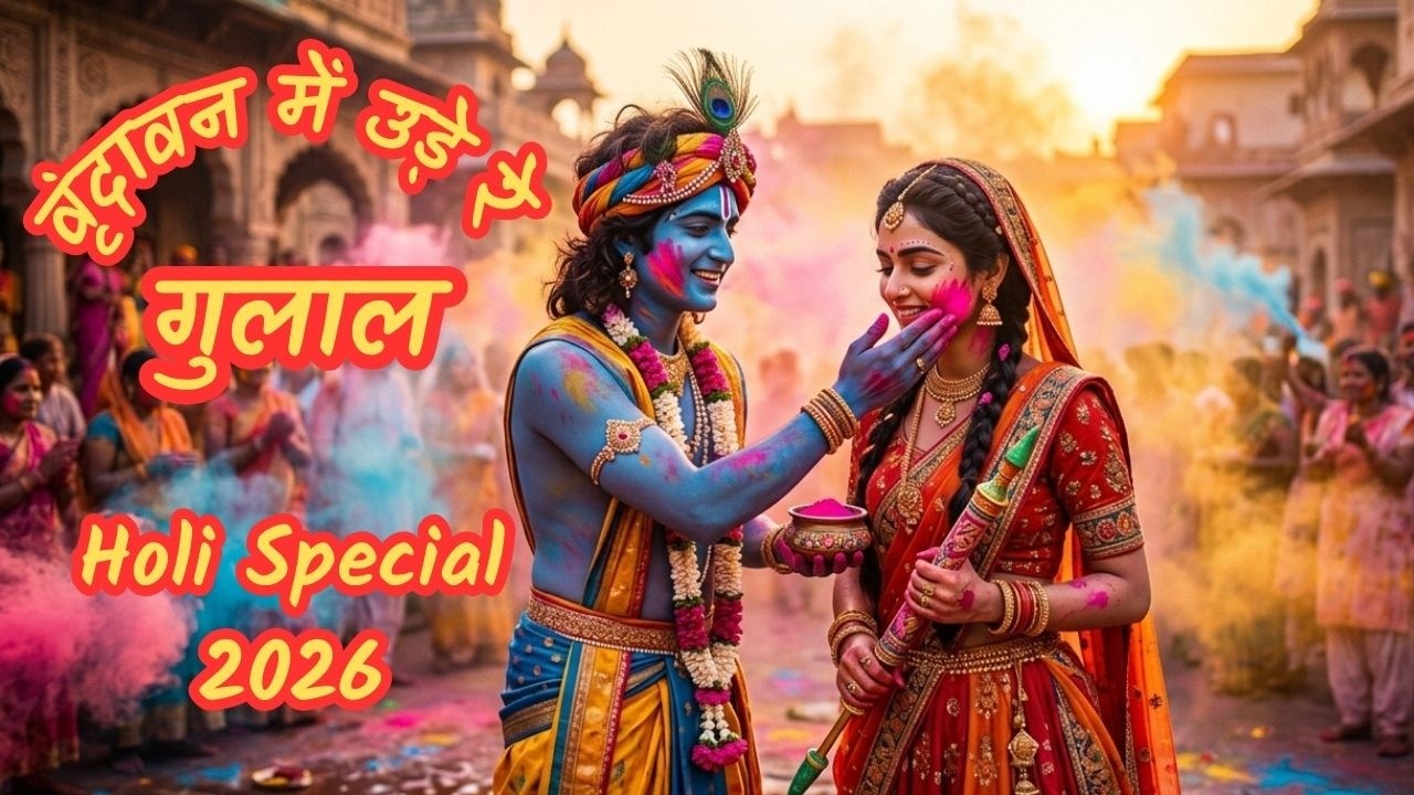 Holi Special 2026 | वृंदावन में उड़े रे गुलाल | Latest Radha Krishna Bhajan