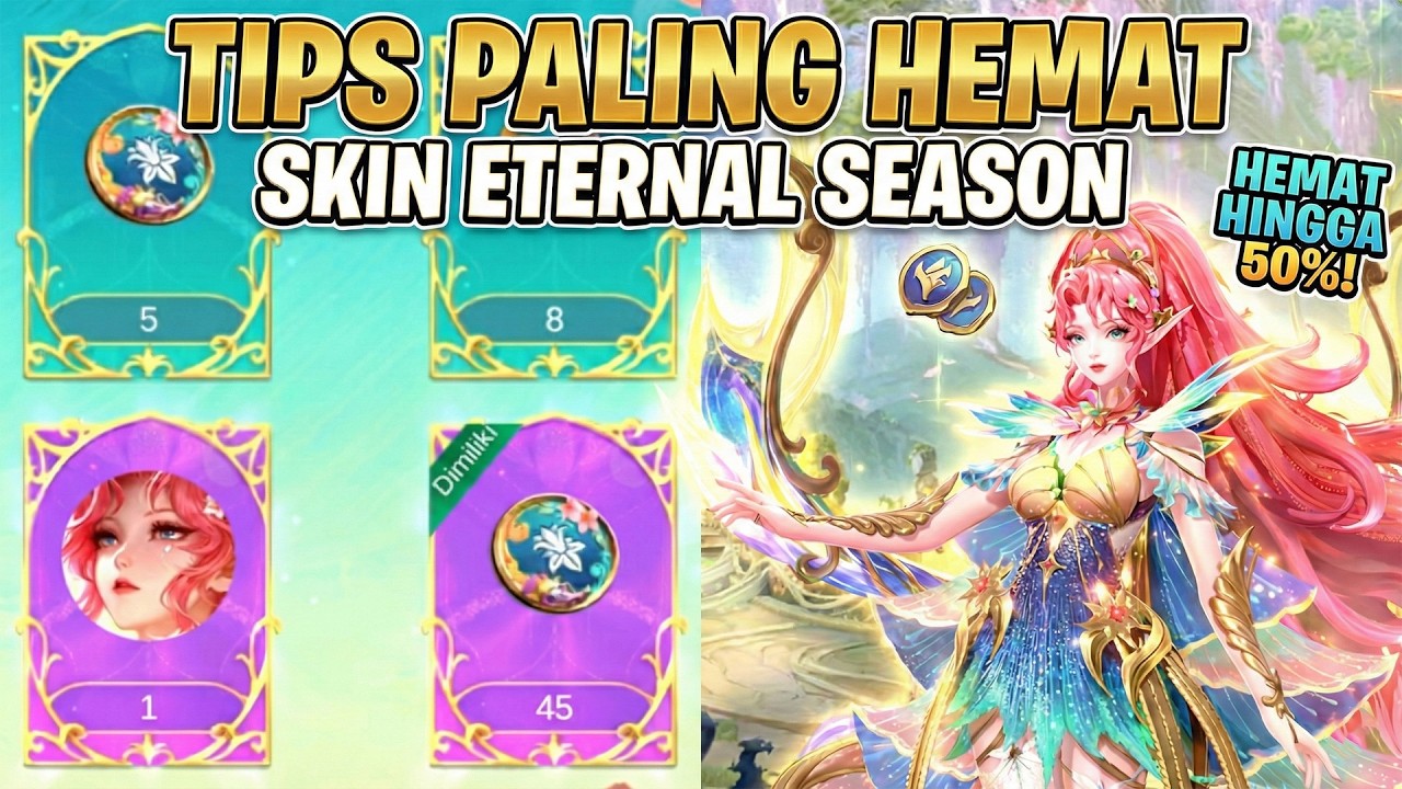 HABIS MAKI MOONTON HARI INI LANGSUNG DI KASIK SKIN MIYA ETERNAL SEASON MUSIM SEMI LANGSUNG