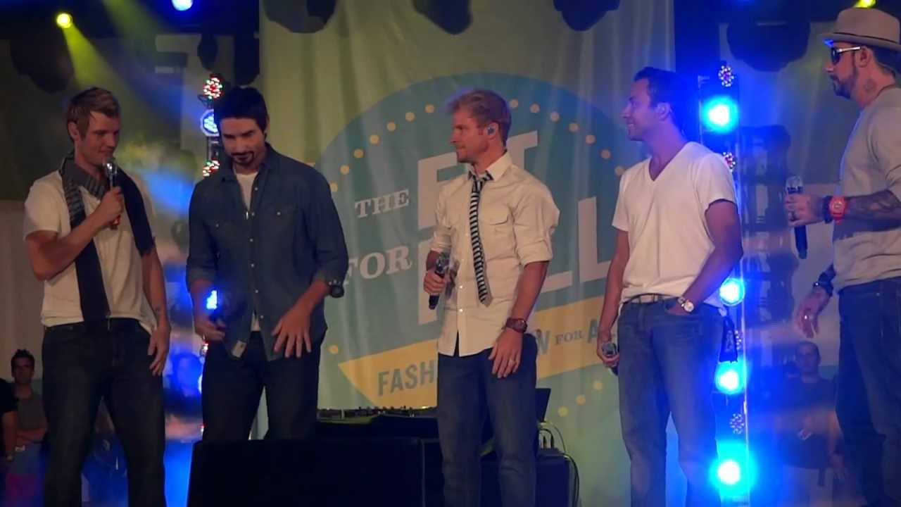 Backstreet Boys Jenny McCarthy Twitter Old Navy Fit For Fall Bryant Park Runway Show Part 1/2 HD HQ
