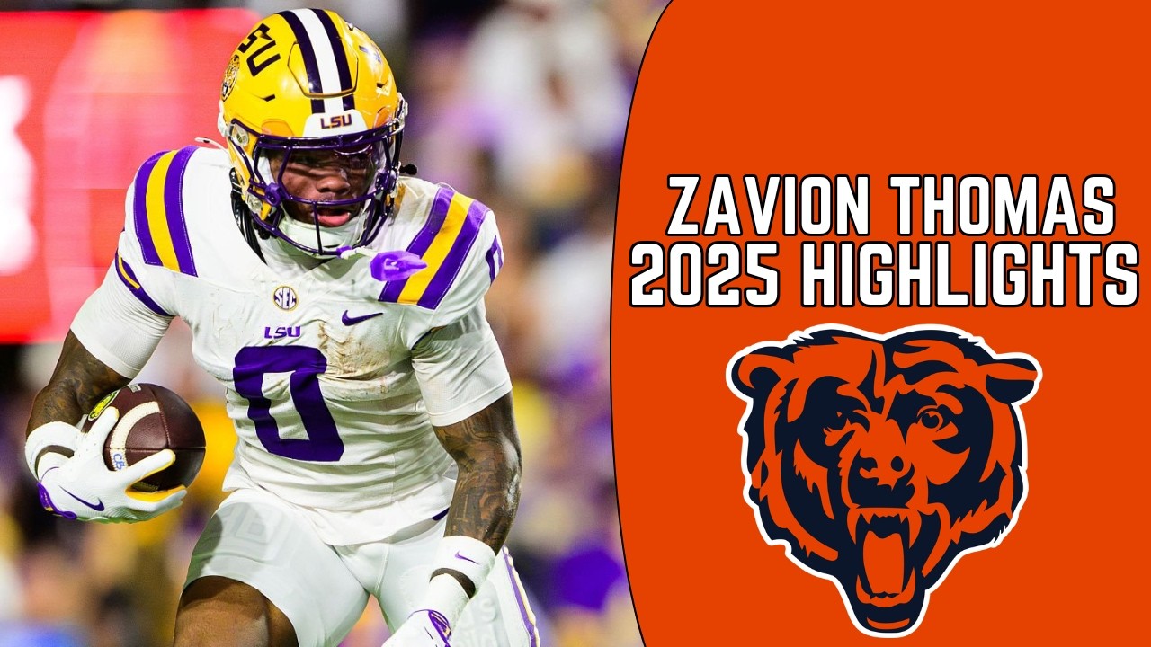 Zavion Thomas Highlights 🔥 | Welcome to the Bears