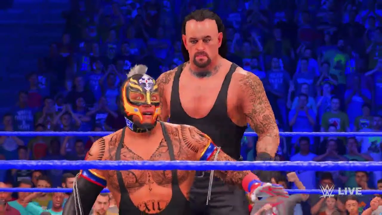 Epic Showdown: Rey Mysterio vs The Undertaker - WWE Clash of Legends.