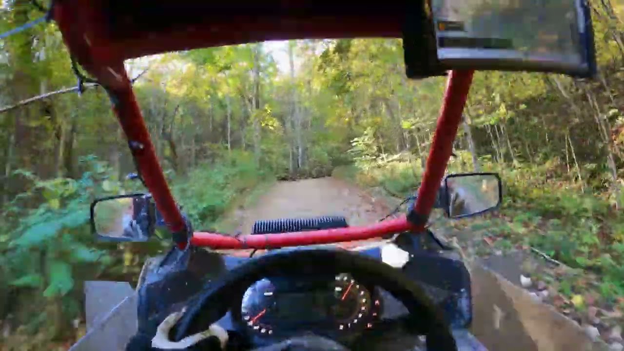 Hatfield McCoy Trails - Braveheart Trail 76 With Coal Seam Fire & Deer
