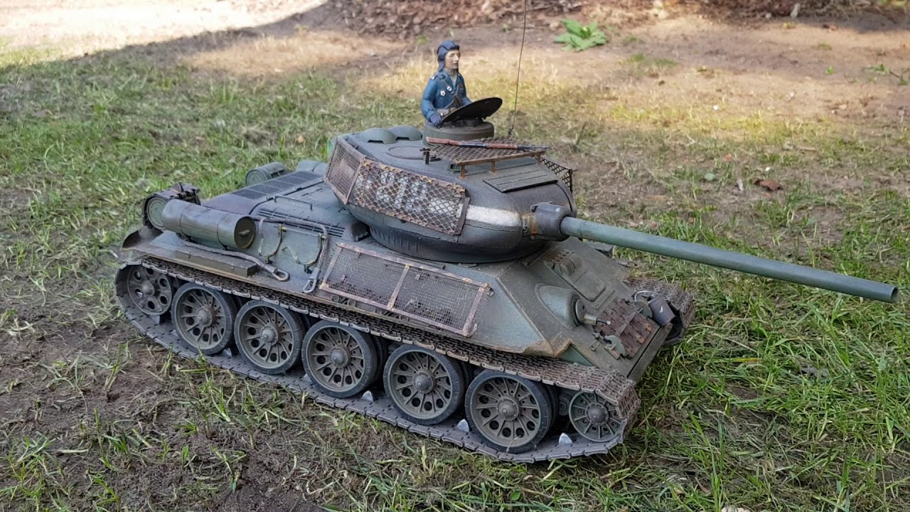 T-34/85, RC Modell 1:16 mit Elmod Fusion Eco