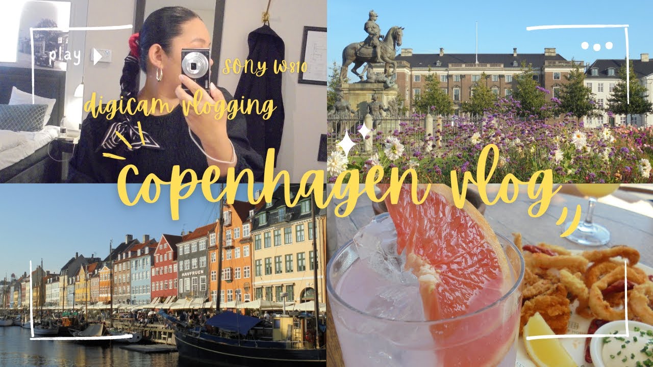 Copenhagen vlog - Vintage digital camera vlog - Fall 2024 - September - Weekend in Copenhagen
