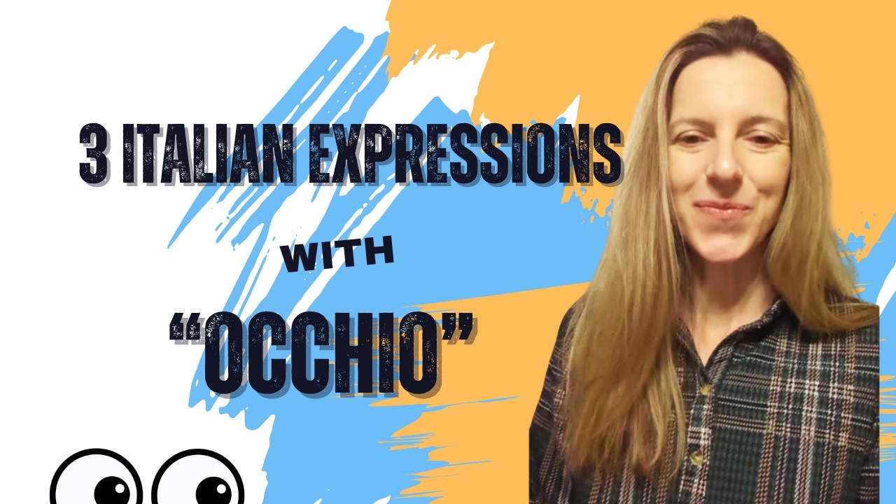 Learn 3 Italian Expressions With The Word OCCHIO 👀
