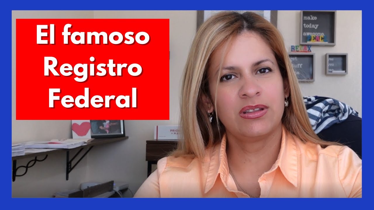 🔴 Que dice el REGISTRO FEDERAL sobre REINSCRIPCION TPS 🔴