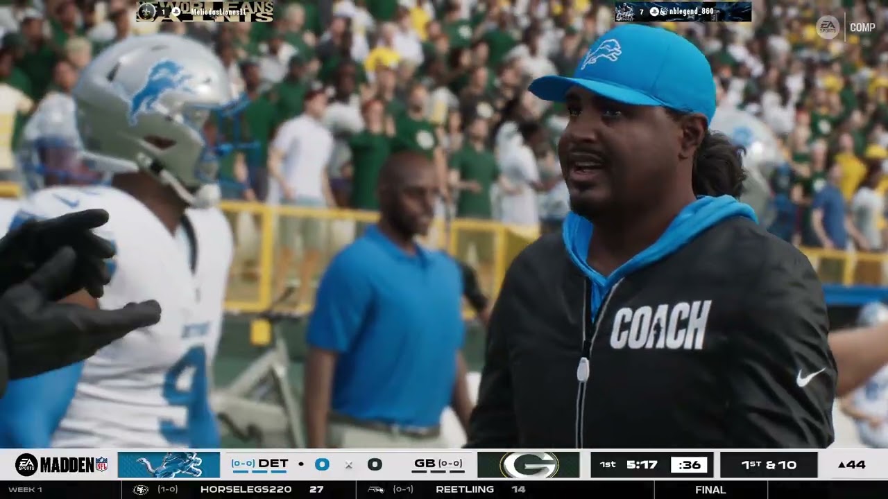 Lions vs Packers W1