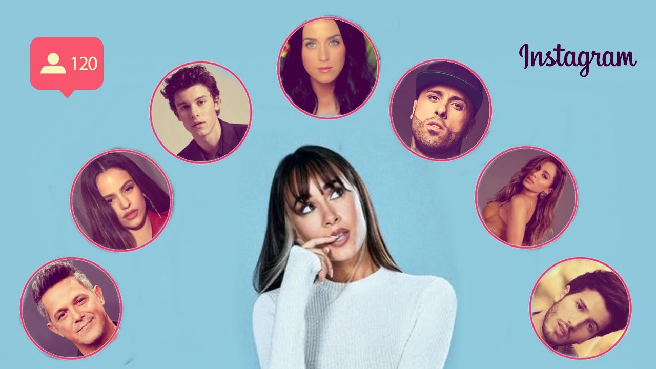 ESTOS FAMOSOS SIGUEN a AITANA en INSTAGRAM