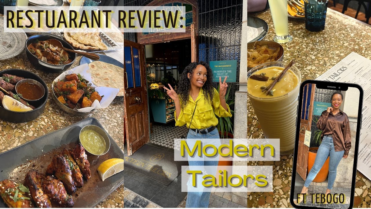 Restaurant Review of Modern Tailors | Interiors, Food, Vibe | South African Youtuber